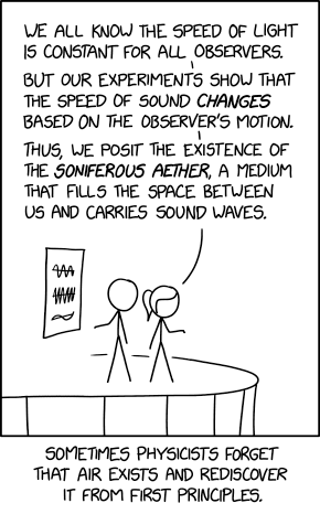 Randall Munroe’s XKCD 'Soniferous Aether'