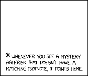 Randall Munroe’s XKCD ‘Mystery Asterisk Destination’