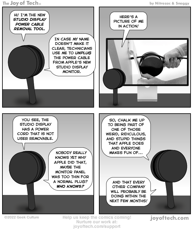 Joy Of Tech® ‘Meet The Studio Display Power Cable Remover Tool