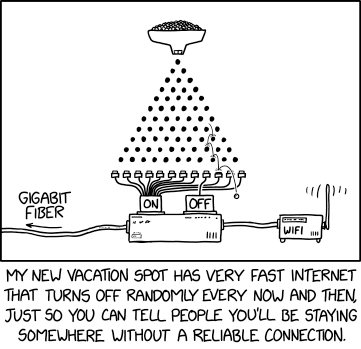 XKCD ‘Unreliable Connection’