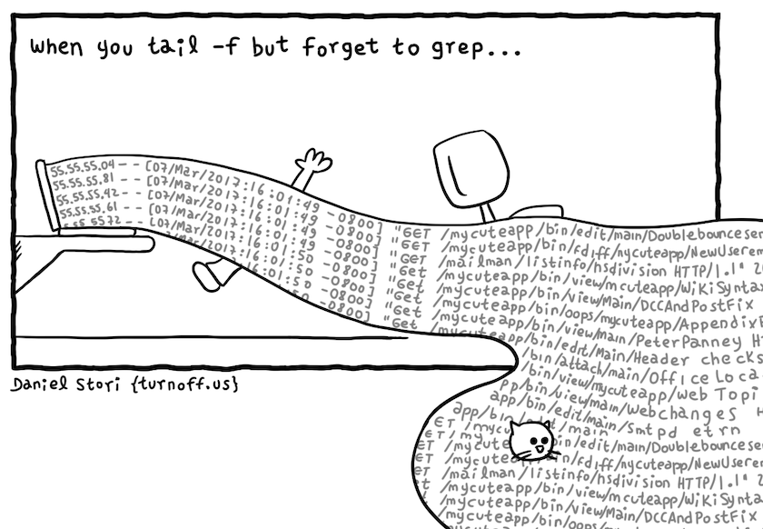 Daniel Stori's '$ When You tail -f But Forget To grep'