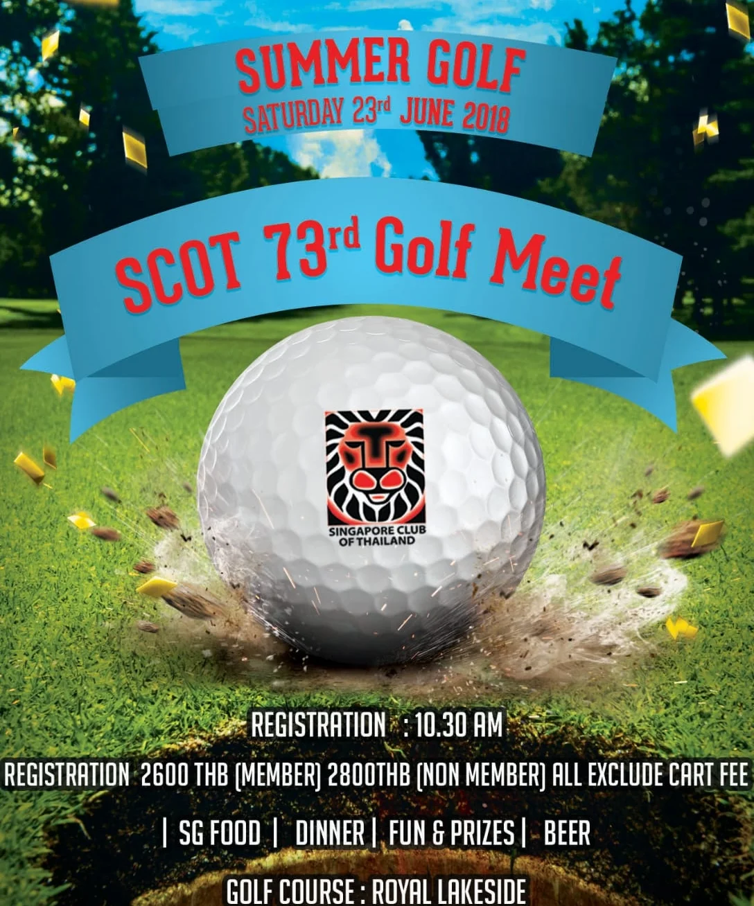 73rd SCOT Golf Meet @ Royal Lakeside