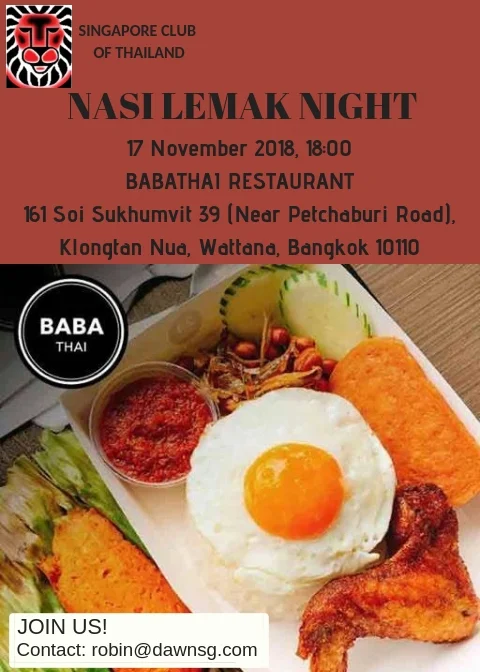 Nasi Lemak Night @ BabaThai Restaurant