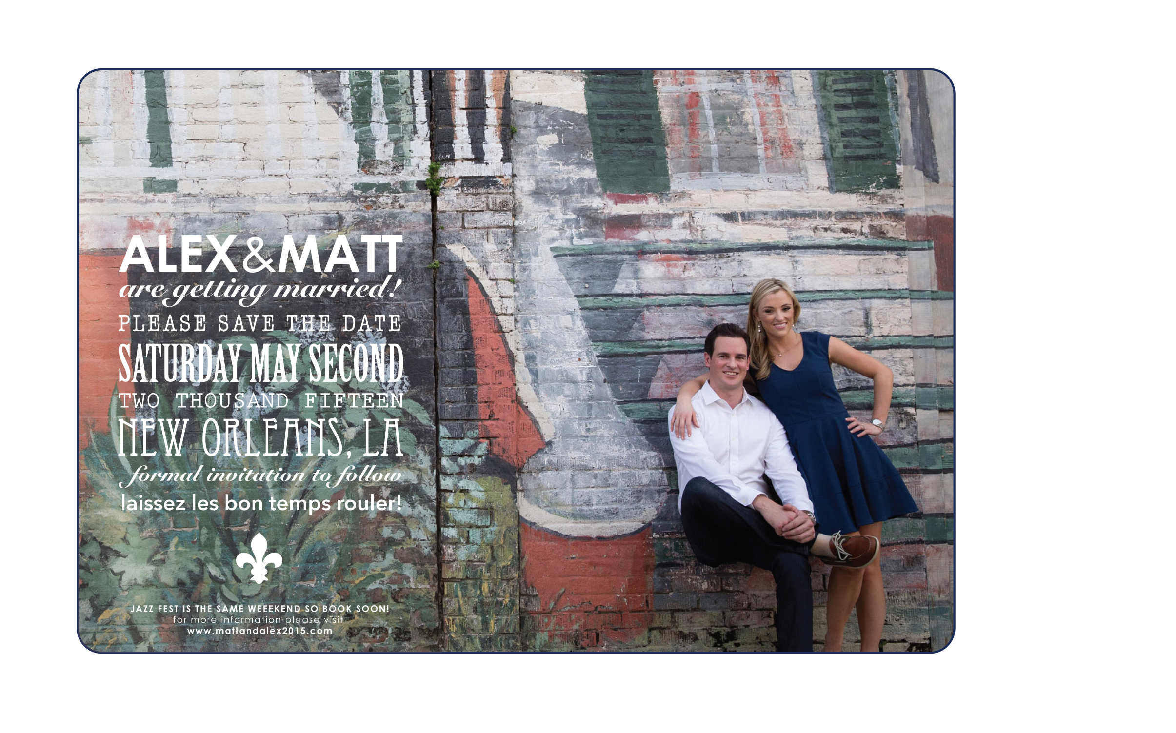 ALEX & MATT : SAVE THE DATE