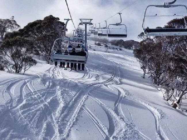 Guthega Freedom Chair, after the blizzard, photo from news.com.au