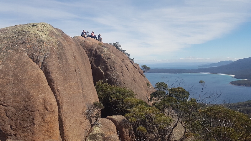 Team overlooking water, CEO Executive Programs 