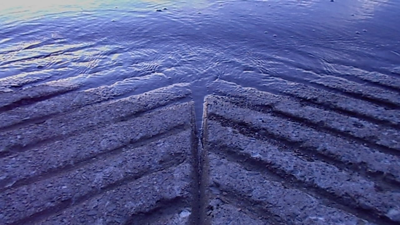 WATER LAND, image still from video, 2012