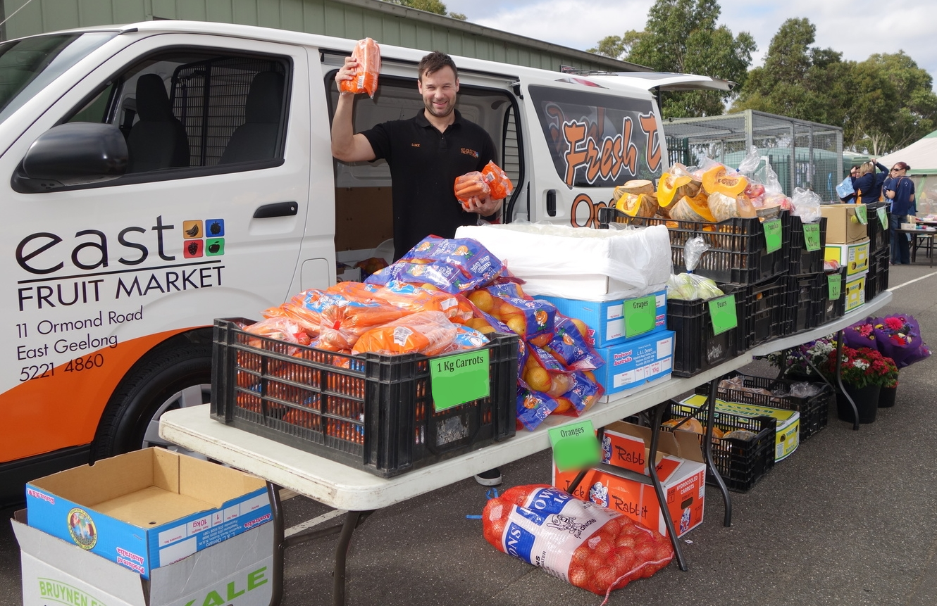 Luke at one of the many school fetes we support!