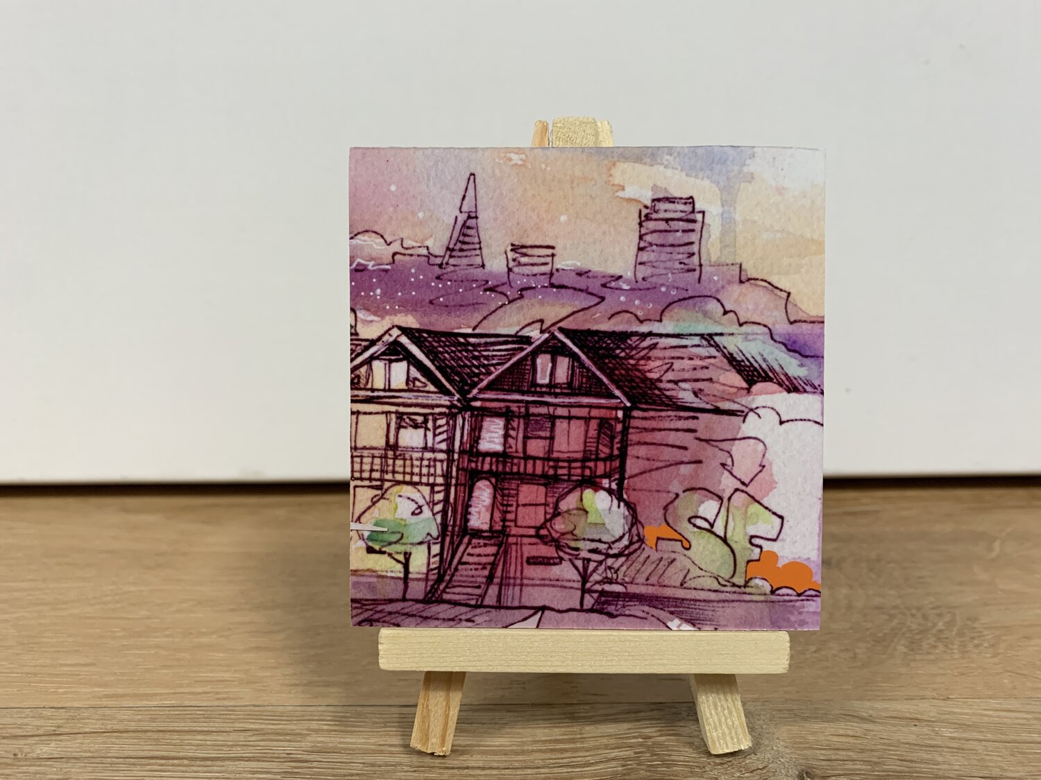 Cute 🥰 Mini Painting 🖌️🎨 Kit 😱 diy 💖💕/How to make painting