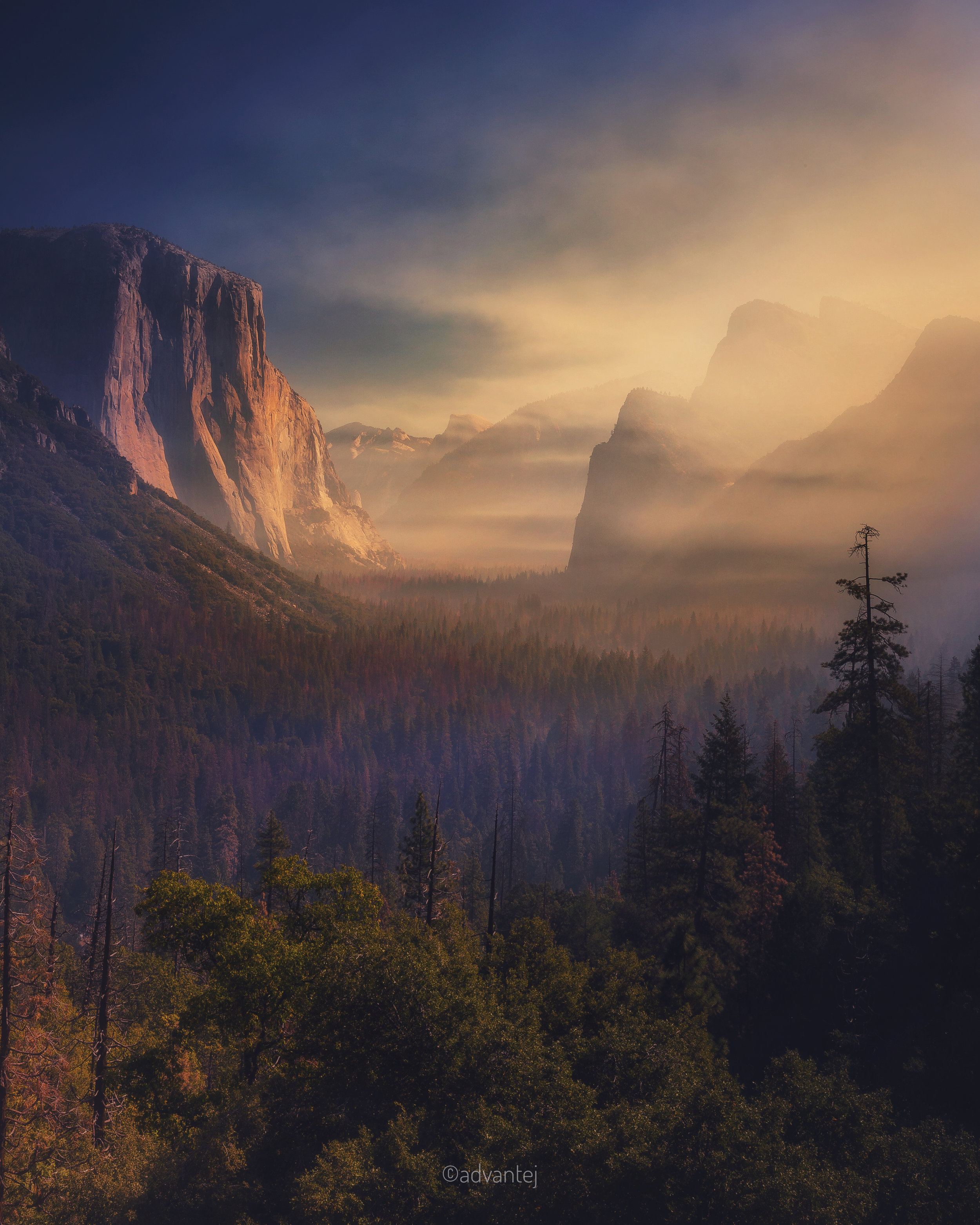 Controlled Fires in Yosemite