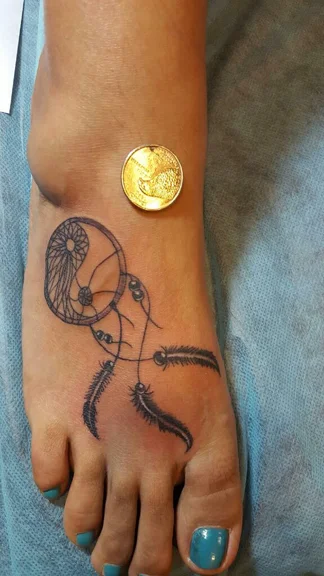 Foot Tattoo Beto Pineda