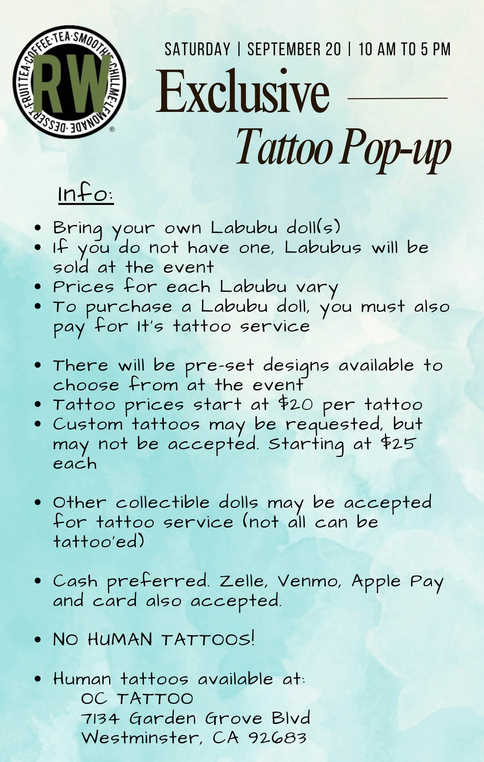 Labubu Tattoos from OC Tattoo