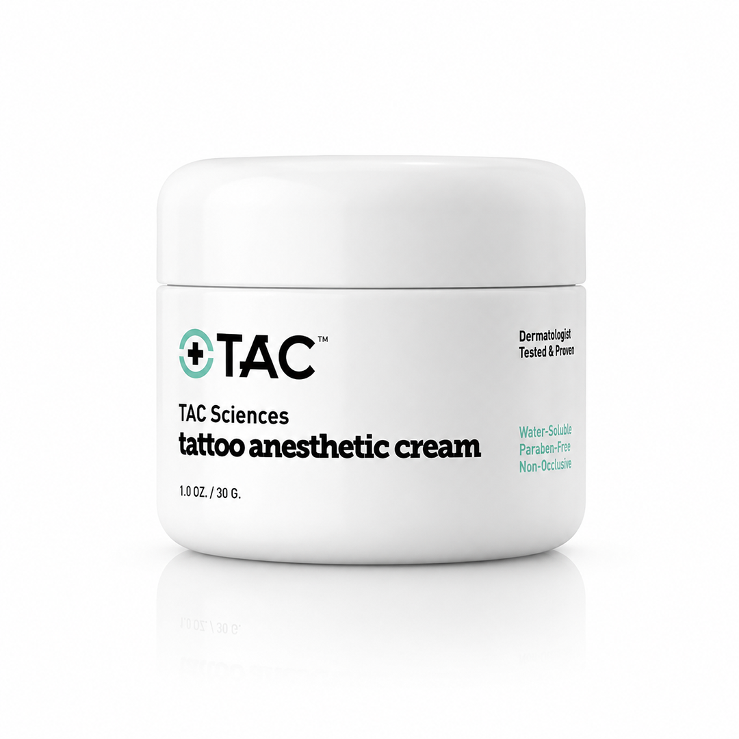 TAC Science Tattoo Anesthetic Numbing Cream 1 oz