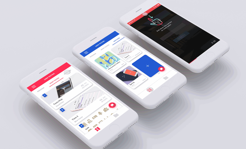 High fidelity prototype to test usability. Onboarding animation included. Created with Sketch and Flinto. 