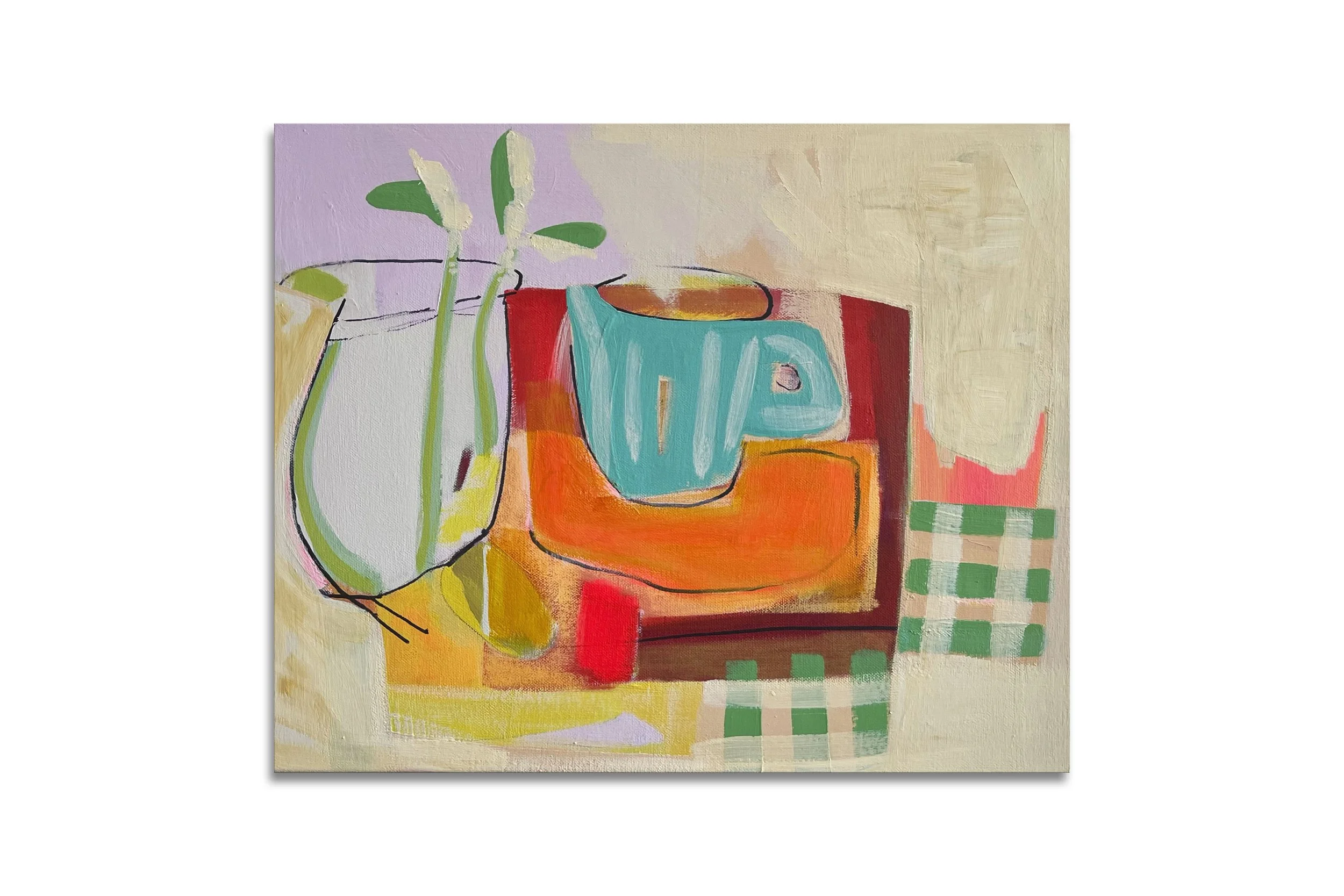 Still Life on Gingham