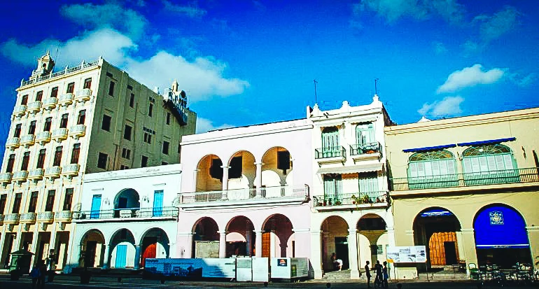 Edificaciones en La Habana.