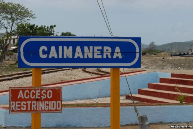 Caimanera, poblado guantanamero en la frontera con la Base Naval de EEUU.