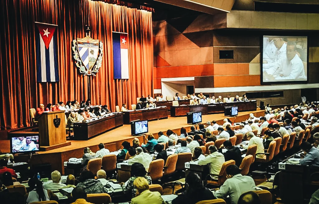 Sesión en la Asamblea Nacional cubana. EFE/Ernesto Mastrascusa ARCHIVO