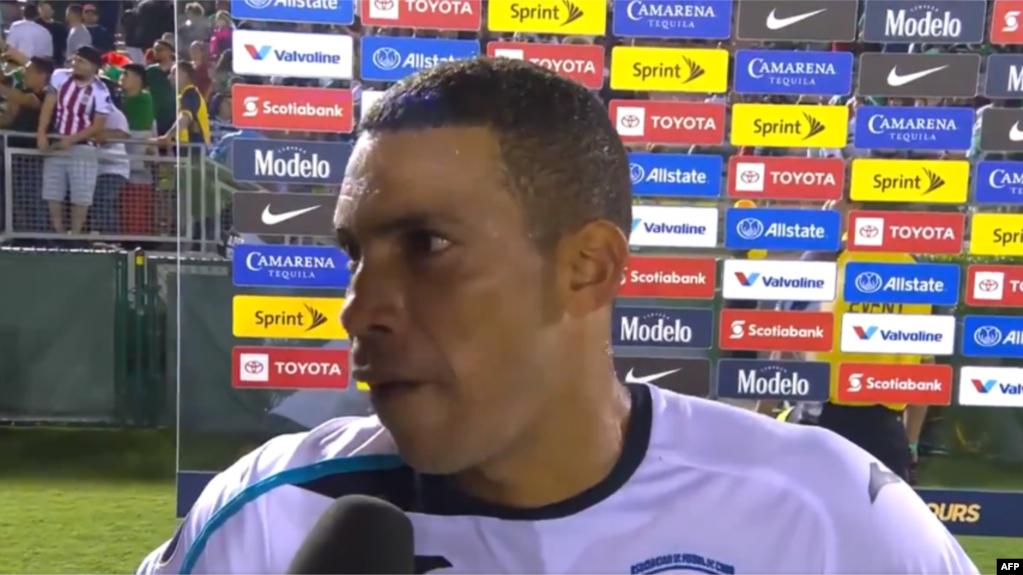 Yasmani López, futbolista de la selección de Cuba. Foto Cubanet.
