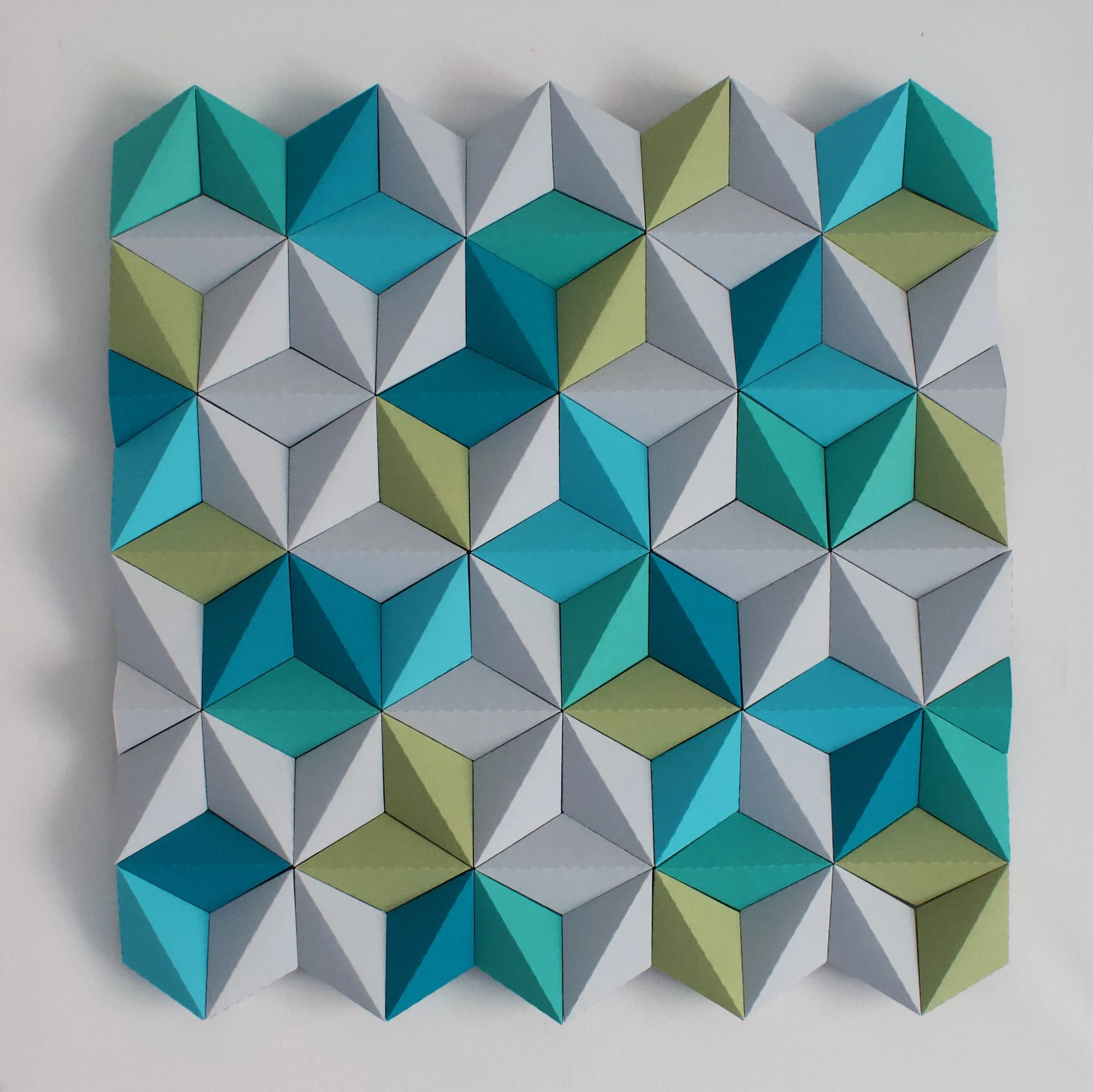 Geometric Colourful Wall Design