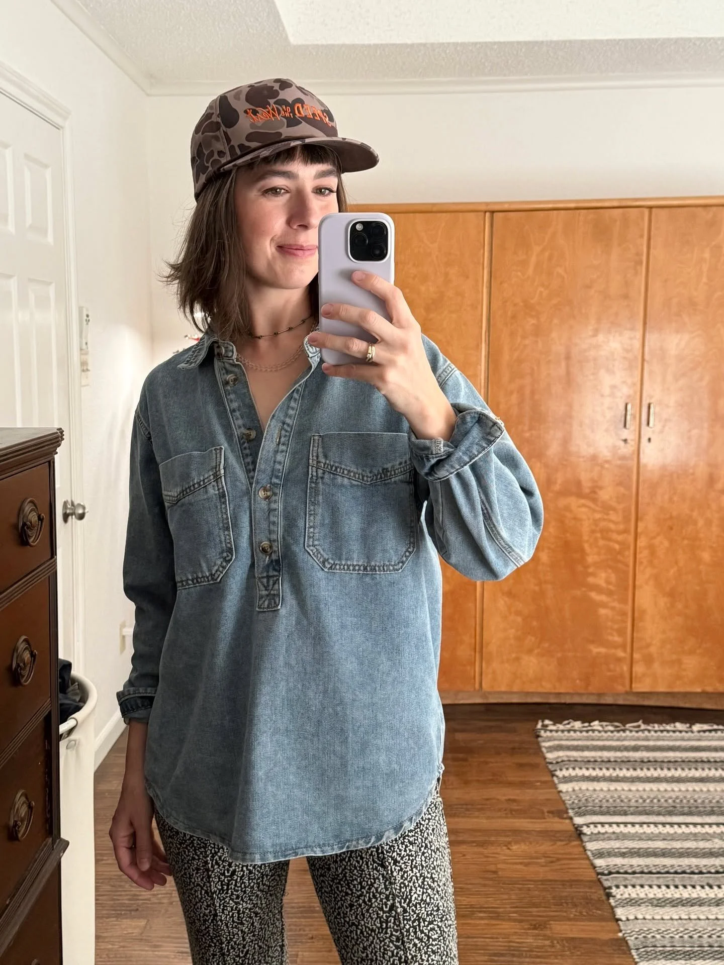 When you work from home, it's easy to treat each day like the same 'ole, same 'ole. Which is why I take a little time each morning to build an outfit that engages my creativity and makes the day feel different from the rest. It's not for everyone, bu