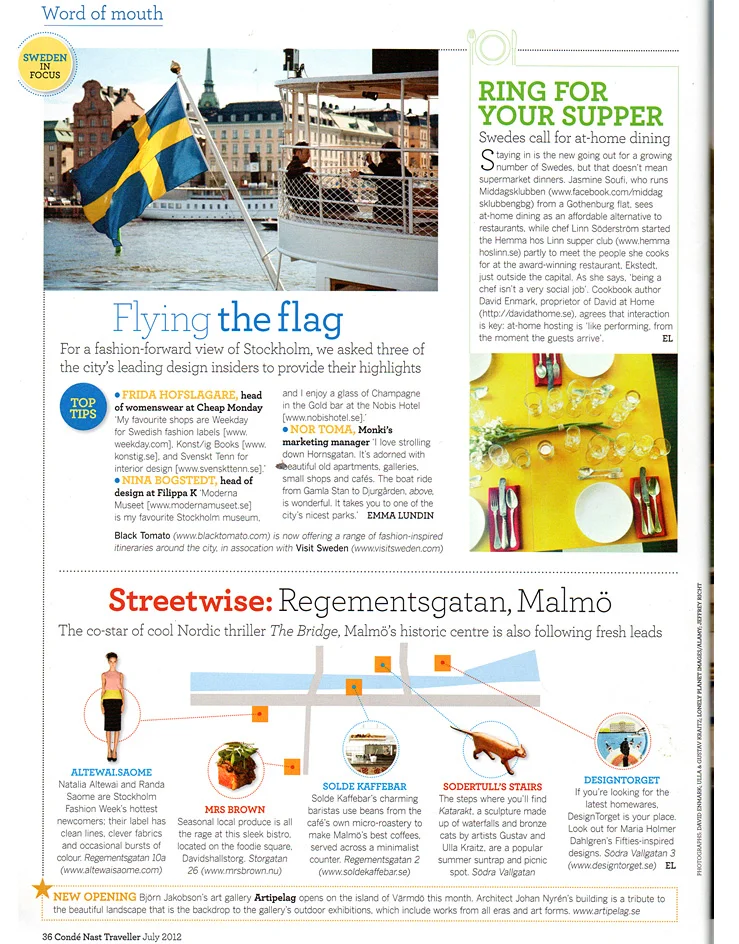 Condé Nast Traveller: Sweden in Focus