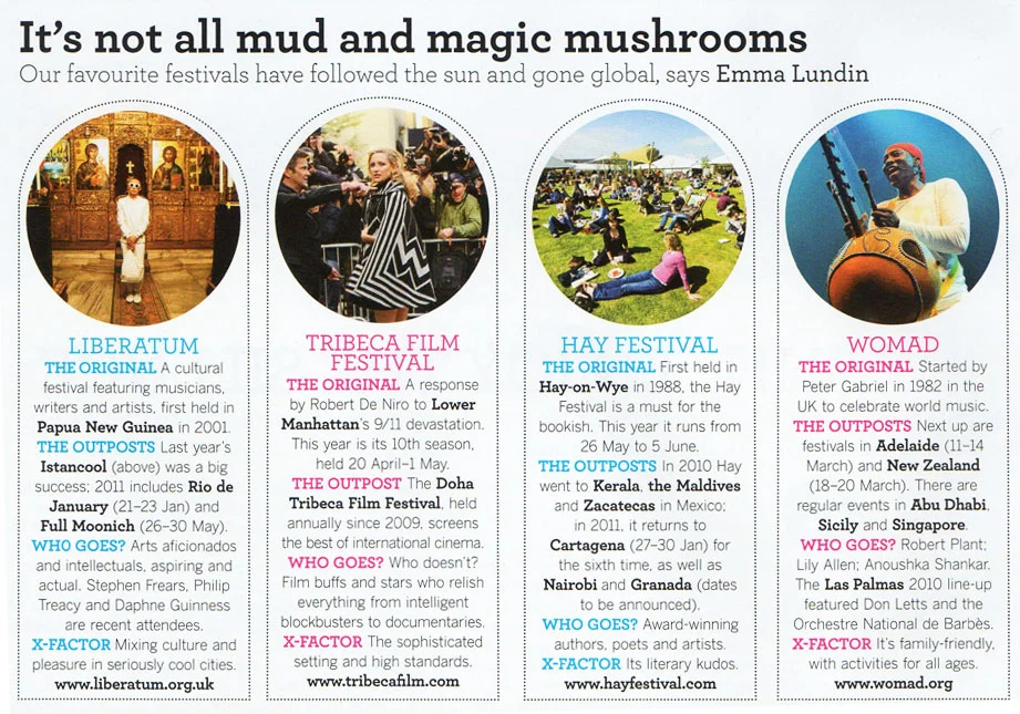 Condé Nast Traveller: Outpost your festival