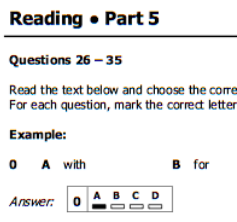 PET 2020 B1 Reading part 5 (explicación y trucos)