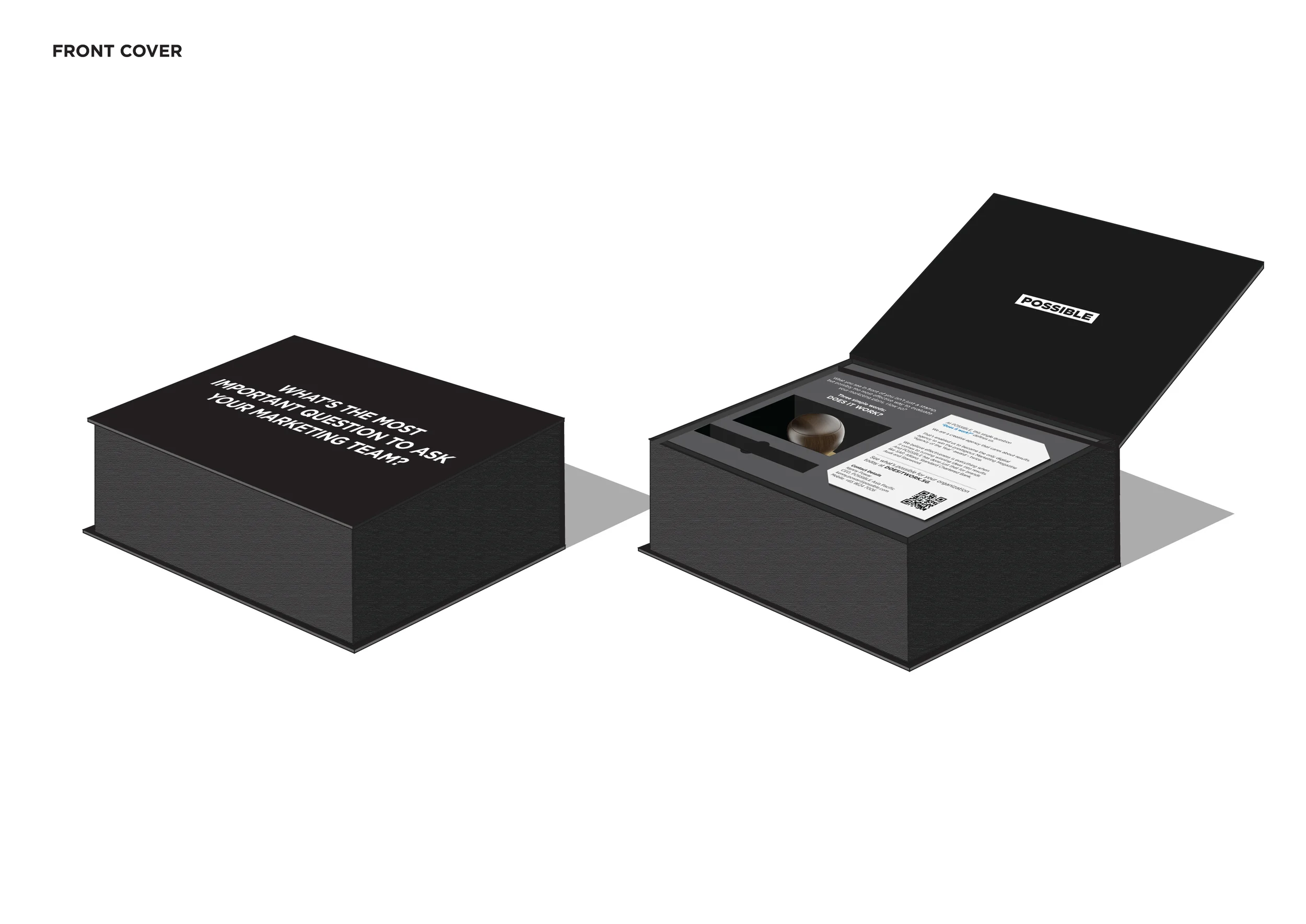  The teaser question on the box cover: What's the most important question to ask your marketing team? 