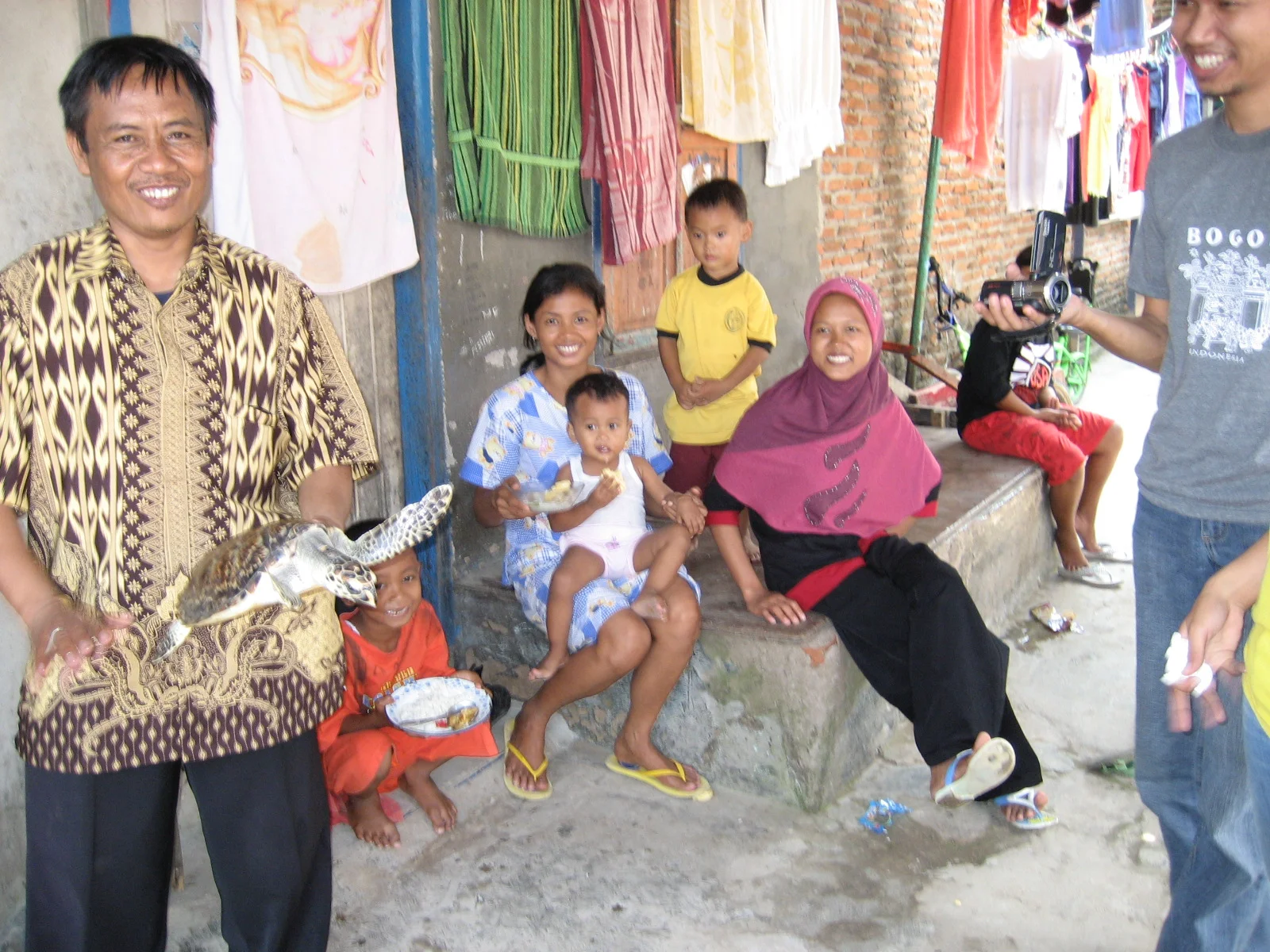 Village head in Harapon who is trying to repopulate endagered species of turtle.