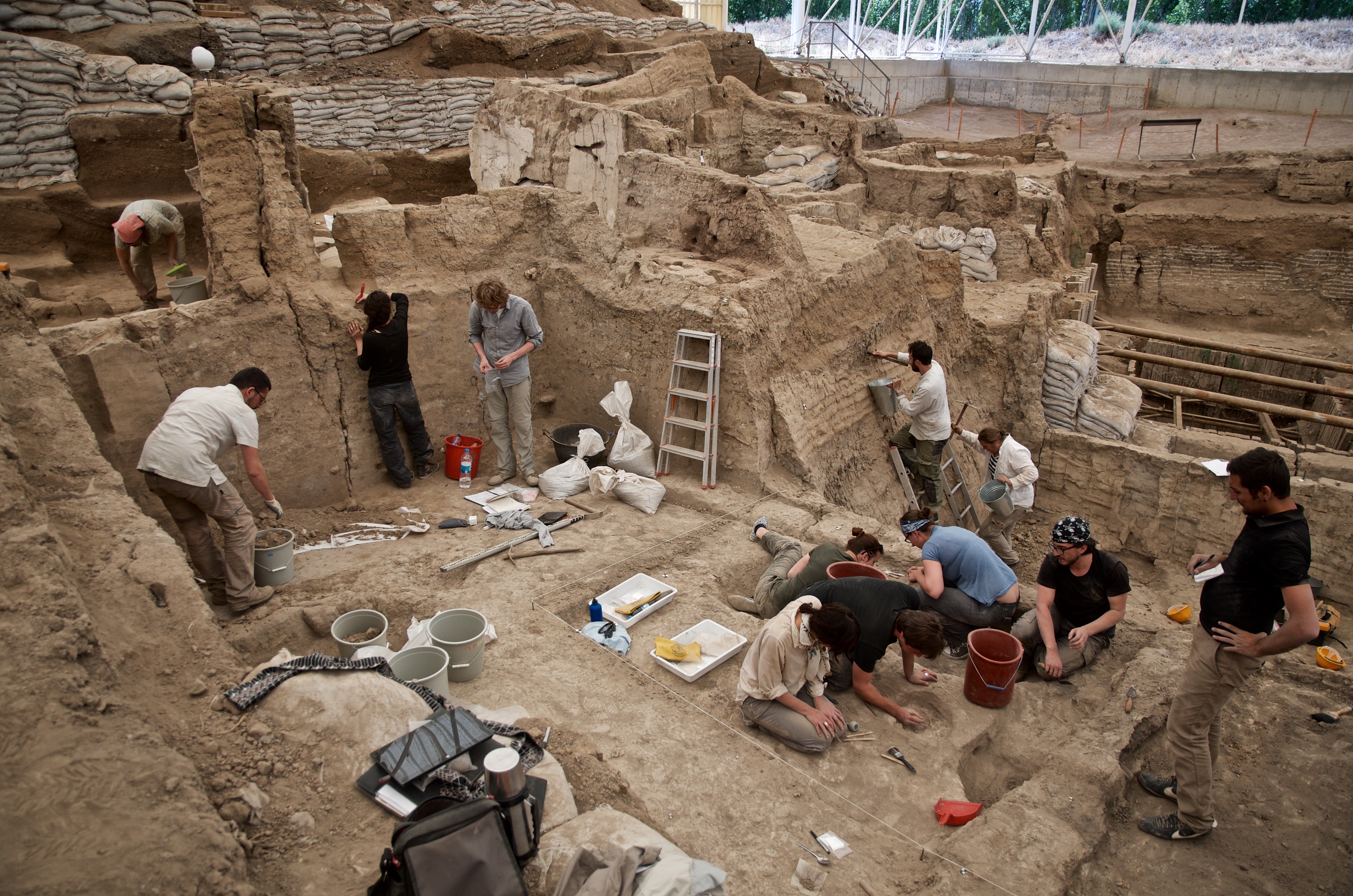 Excavation Around Building 43