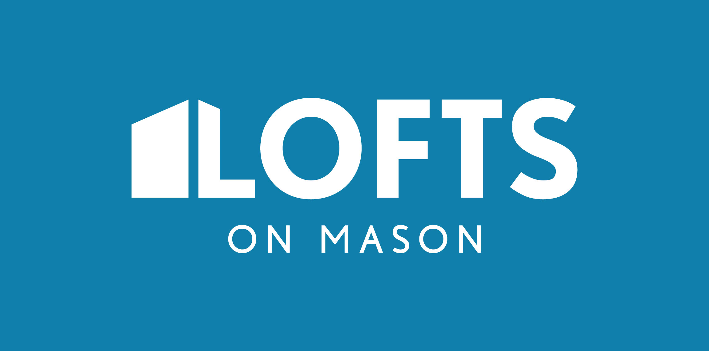 Lofts On Mason White Logo