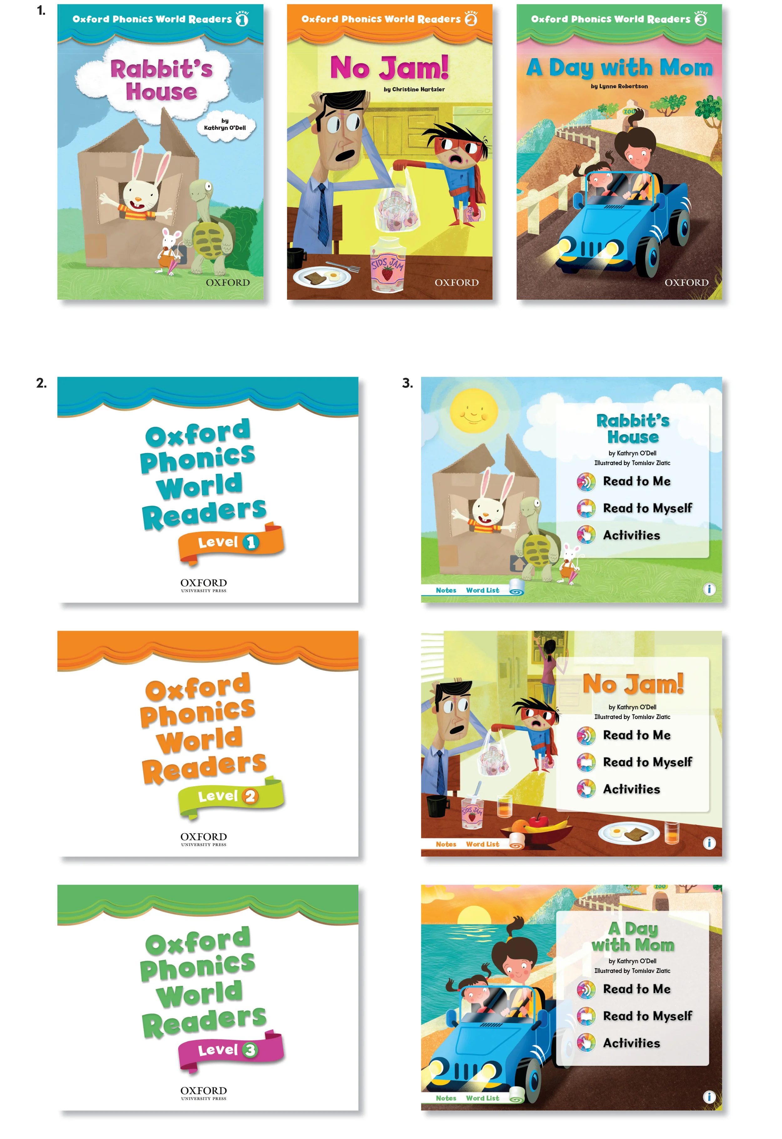 Branding, Oxford Phonics World e-Readers, Oxford University Press, 2012