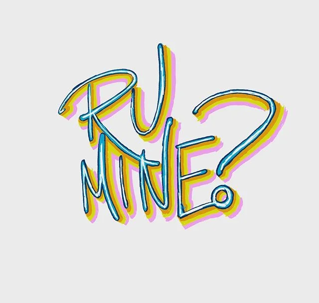 Gotta keep things loose sometimes. #handlettering #rumine #arcticmonkeys #ipadlettering