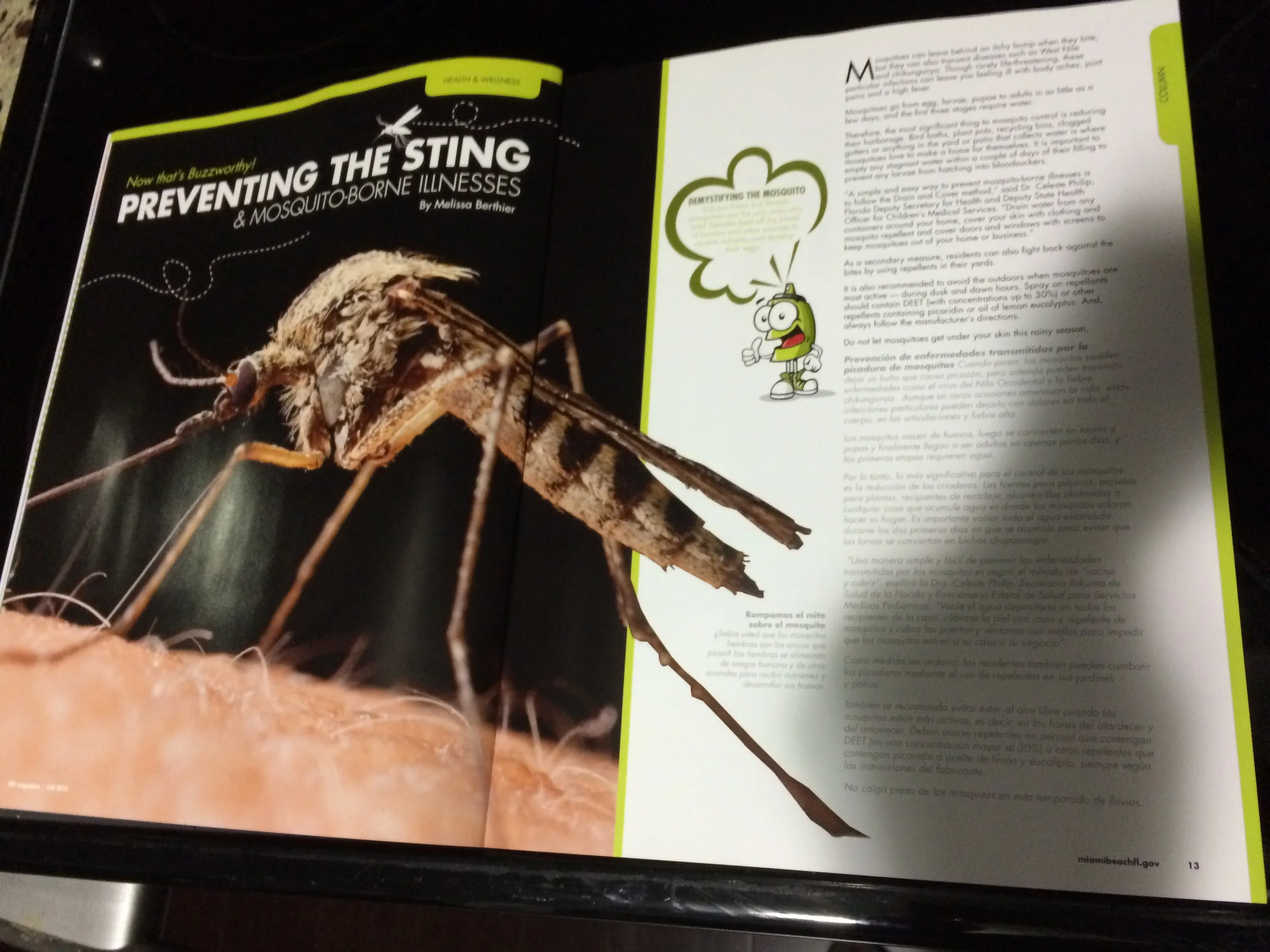 For many of us mosquitoes are a local issue