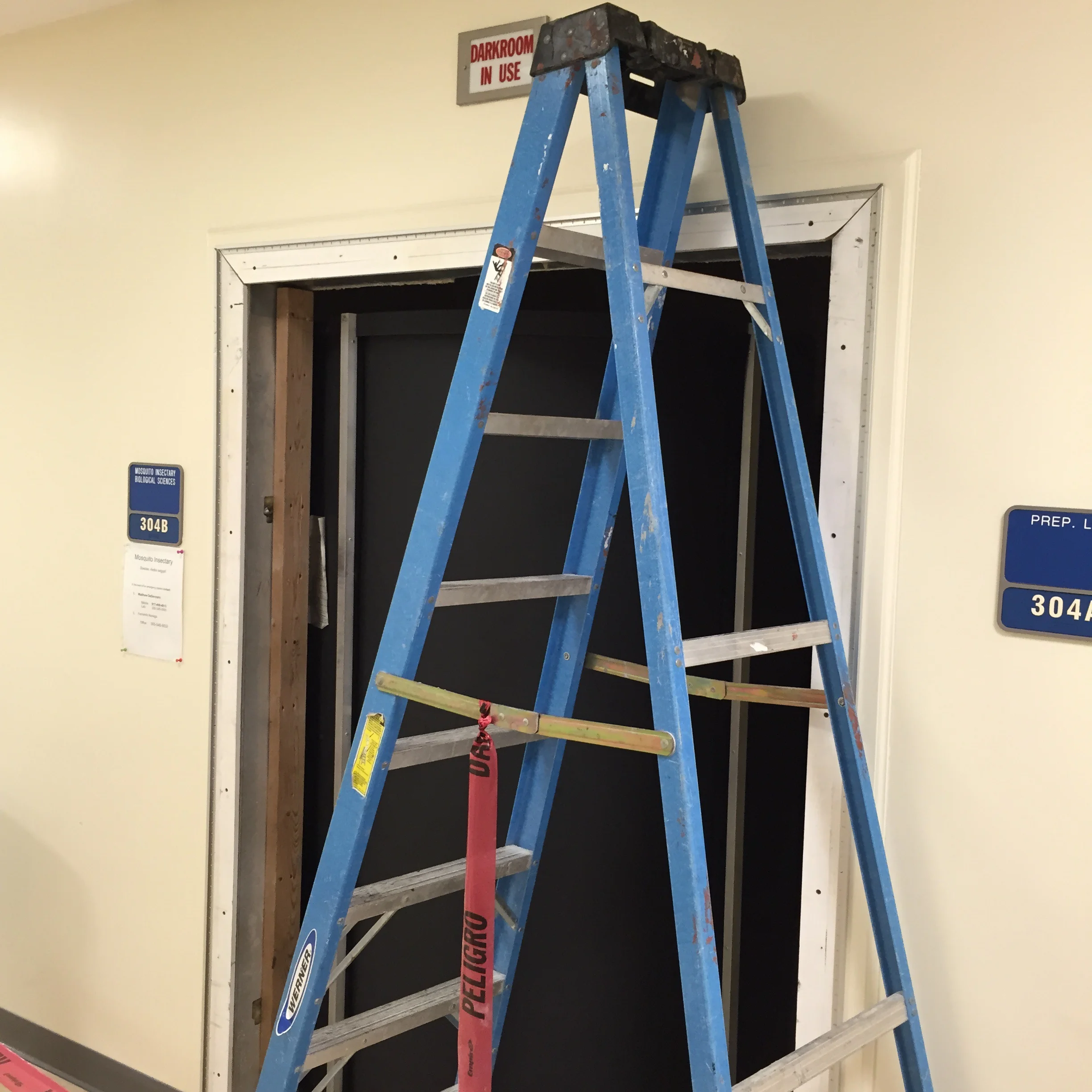 The demolition begins