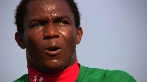 Ndomo Sabo, one of the stars of Soka Afrika, when he was healthy and playing professionally.