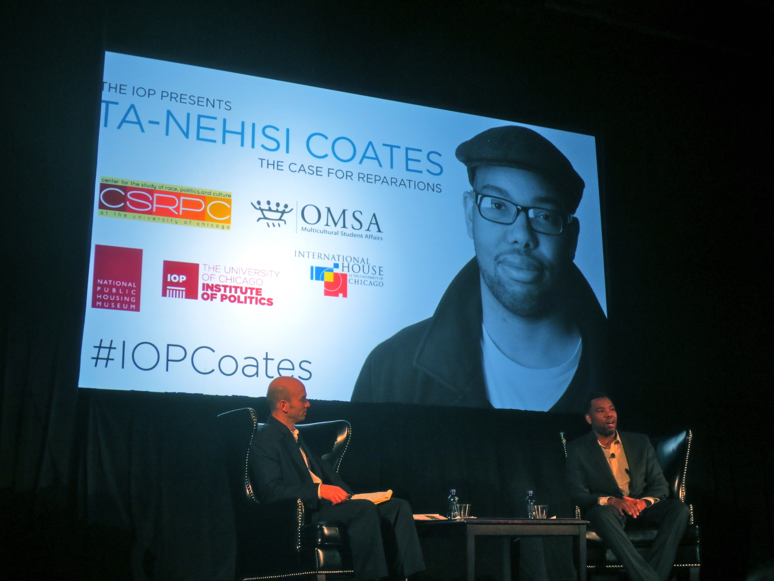 Ta-Nehisi Coates event at the University of Chicago. Photo: Daniel Ronan