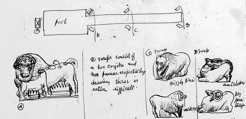 Edgar Miller sketch of animals.jpg