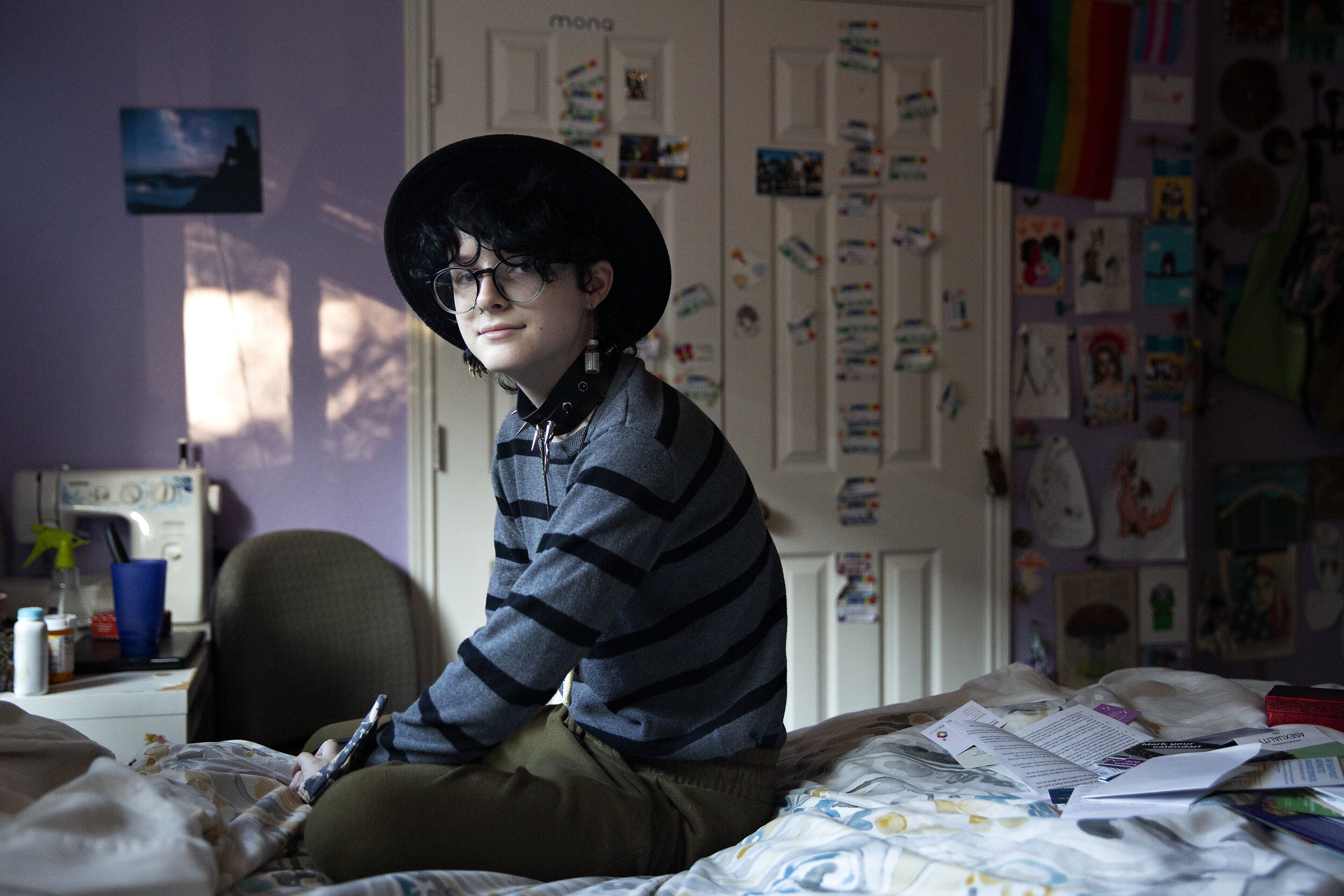  At the age of 16, Atticus Sandlin has made it a priority to support and empower LGBTQ youth throughout the Dallas area. He takes part in youth-led sex education at his school and throughout Texas with Youth First. 