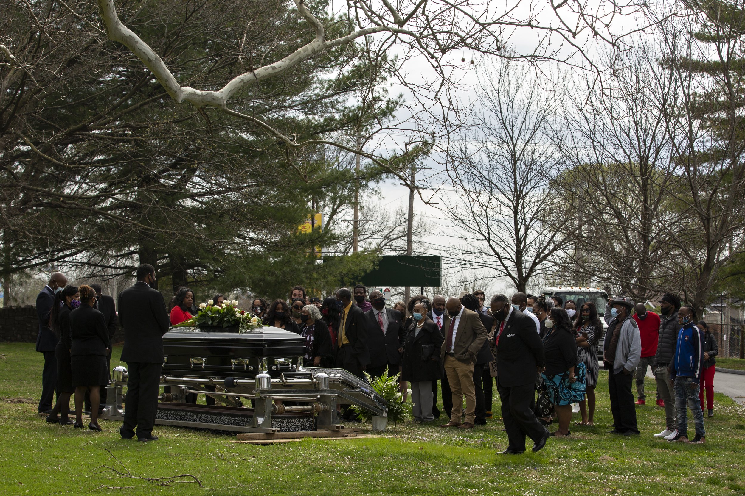  Marvin’s funeral in his hometown of St. Louis, Missouri.  