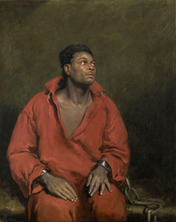 For me, a moving and powerful painting exhibiting skill and technique. The Captive Slave by John Philip Simpson