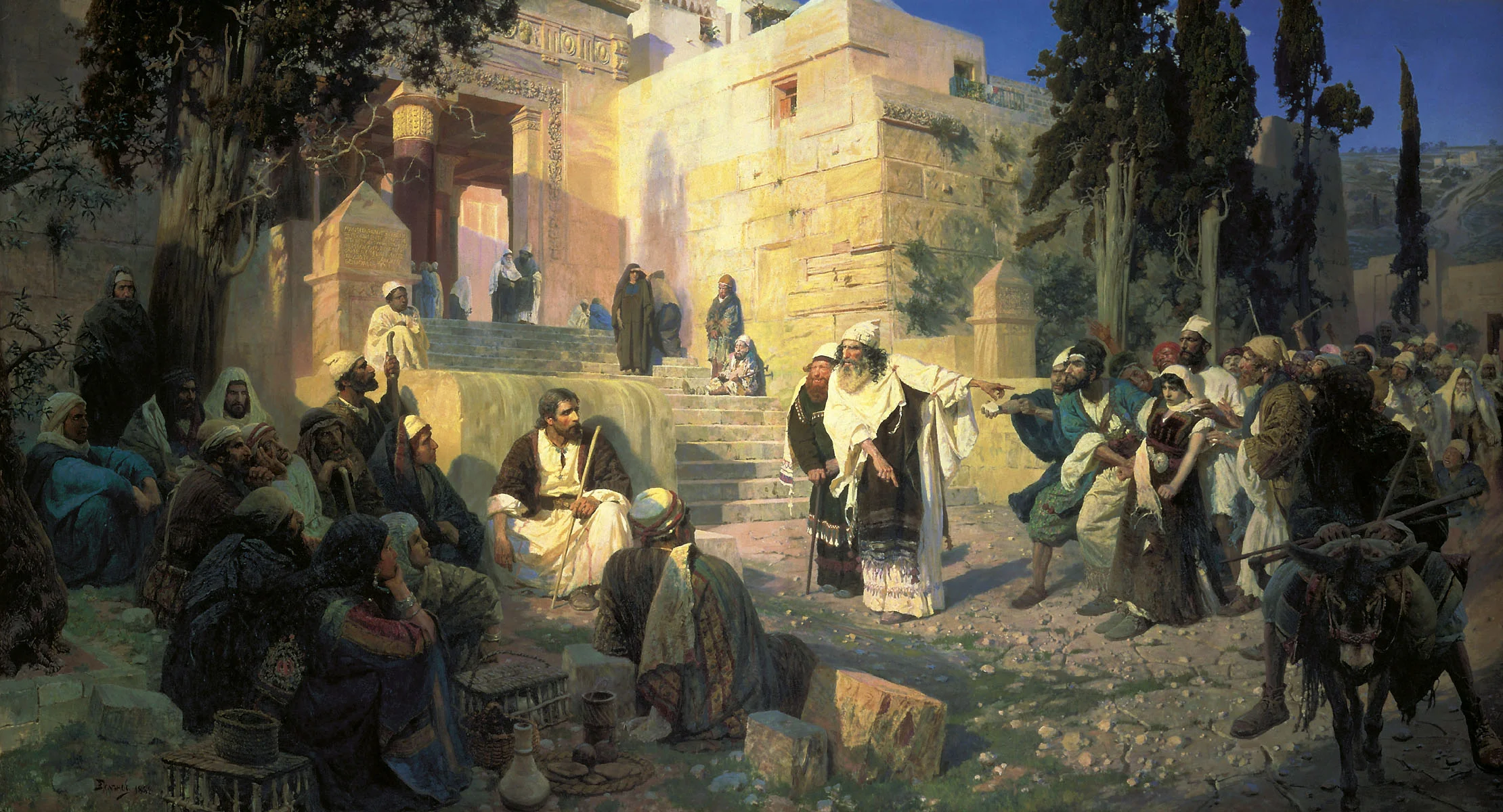Vasily Dmitrievich Polenov - Woman taken in Adultery