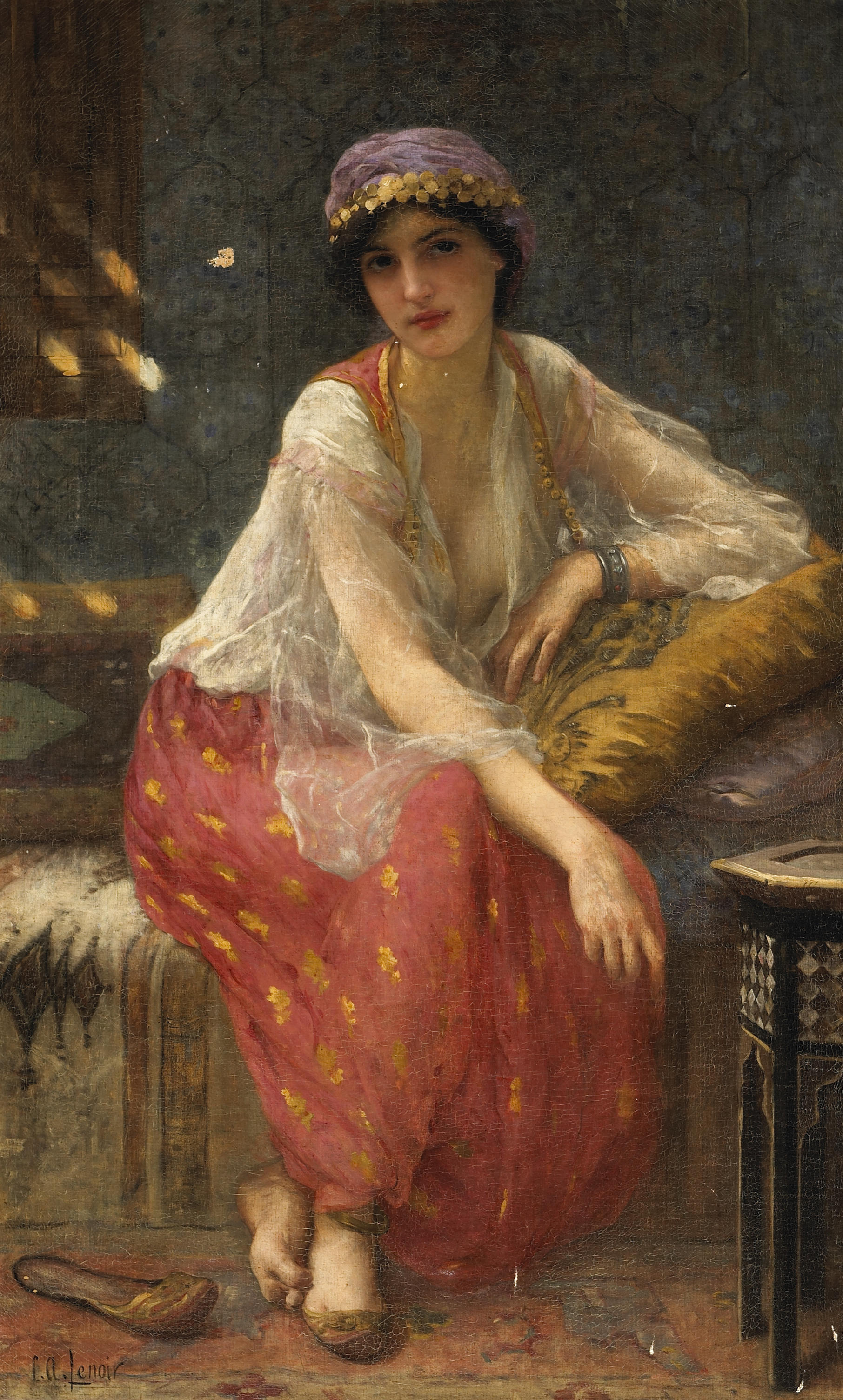 Charles Amable Lenoir - Odalisque