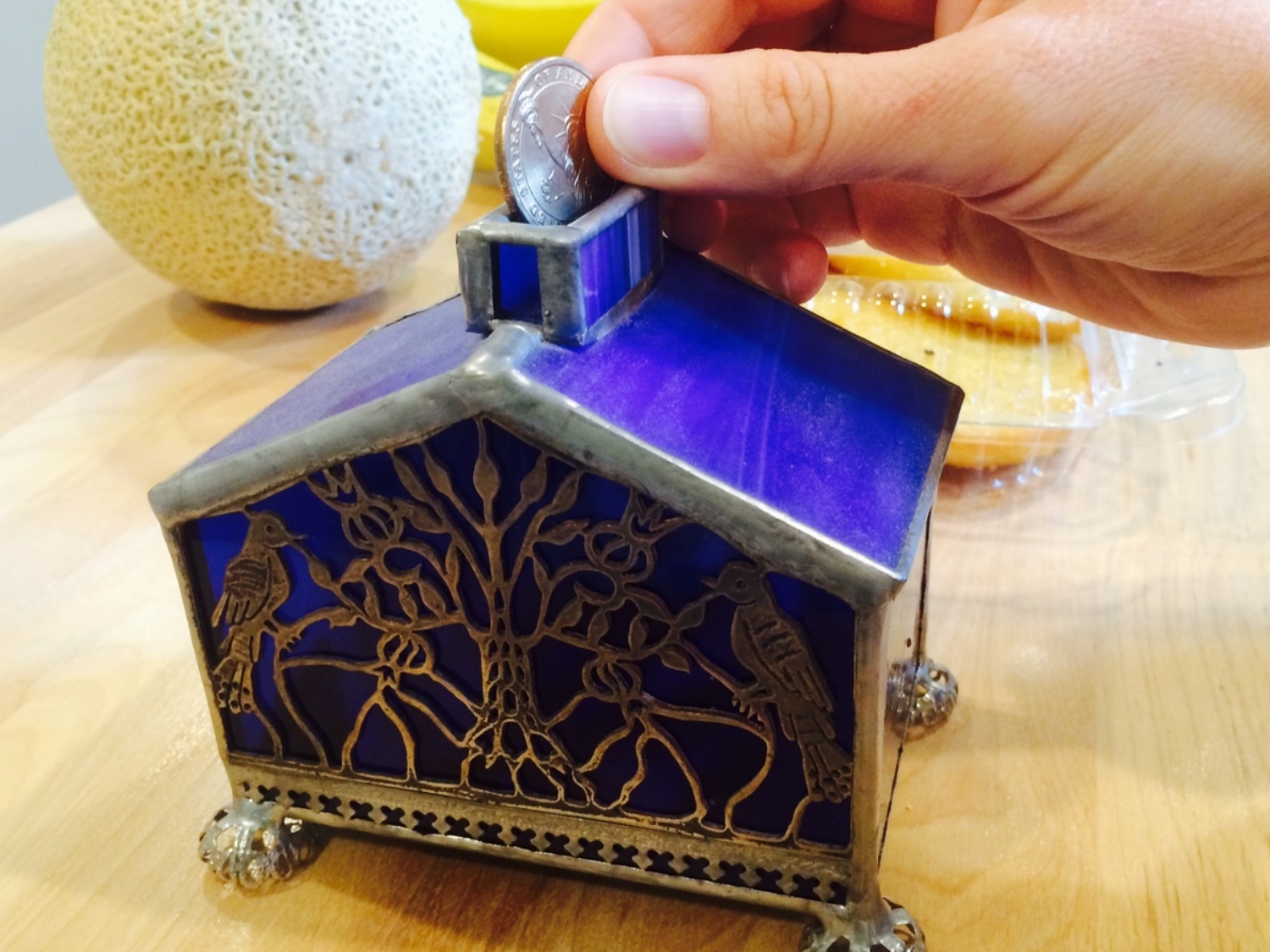 Our Real-Life Tzedaka Box!