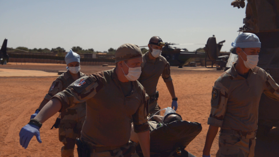Exercice de sauvetage, base de Gossi, Mali.png