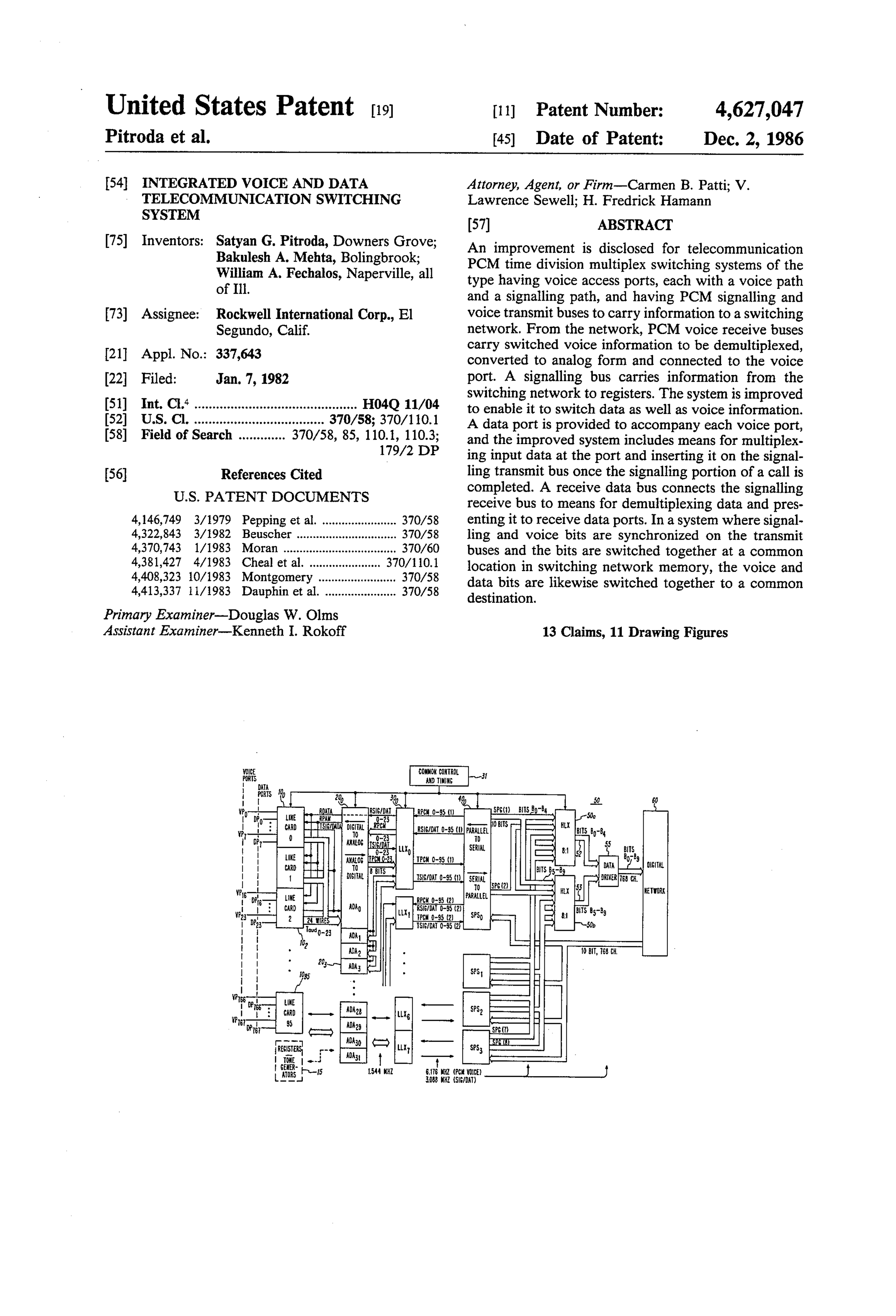 US4627047 Integrated voice and data telecommunication switching system.jpg