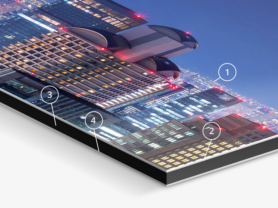 ultraHD On Aluminum Dibond