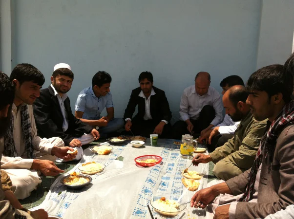 Special thanks to their staff cook who made such a great meal out of zucchini, rice and warm bread