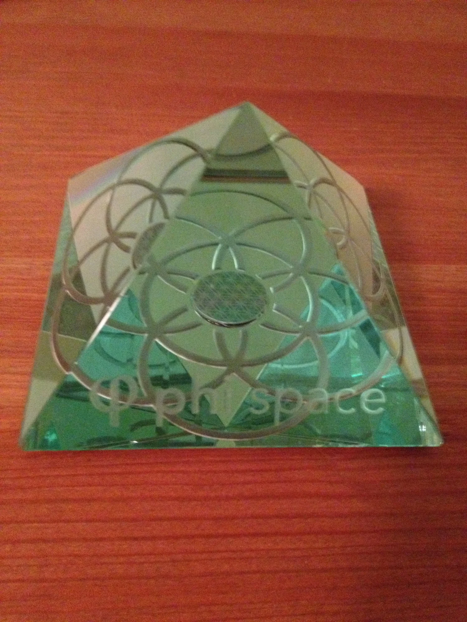 For those wishing for a product that covers a larger space there is this beauty. I live in a condo and fell in love with this energyDOT pyramid so its now part of my healthy home decor. The price went up recently so it sells for around $225. If you are interested I can include this in my upcoming order on September 14, 2014.